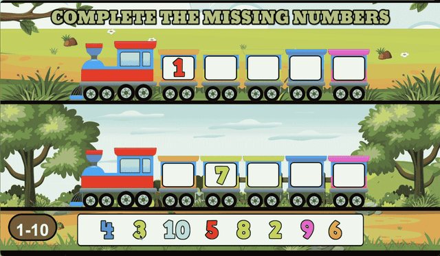 Complete The Missing Numbers screenshot