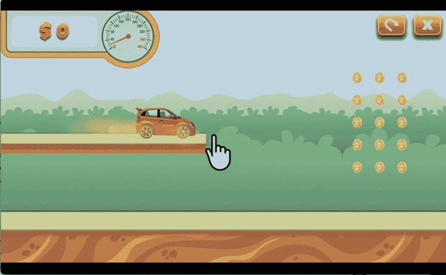 Fun Racer with Drawing Path screenshot