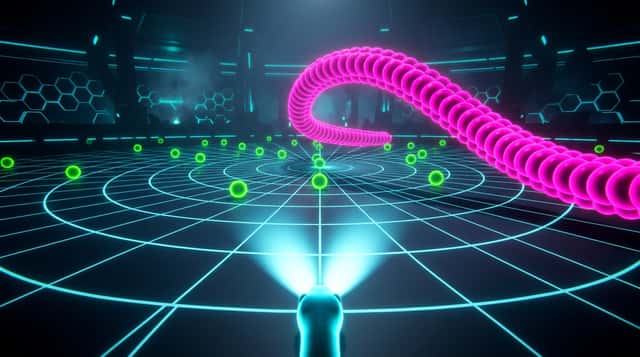 Neon FPS Slither 3D screenshot